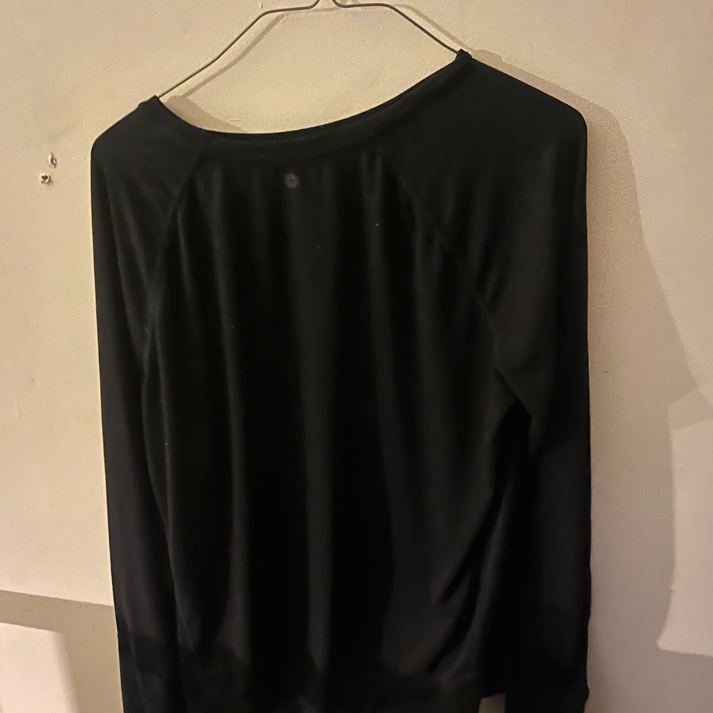 Black workout shirt